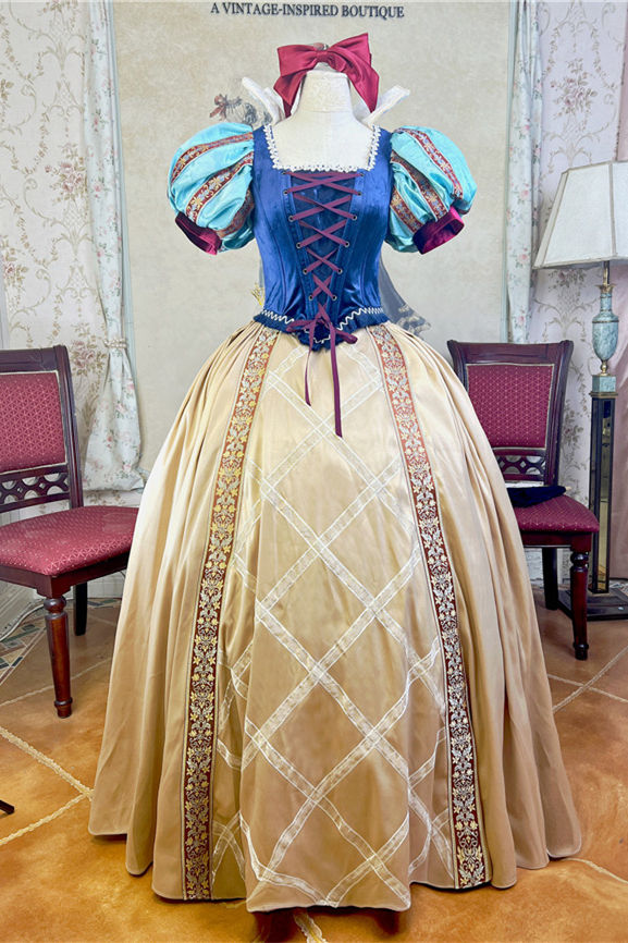 Lace Garden Snow White Dress Floor Length