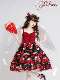 Cherry Prints Lolita Jumper Dress