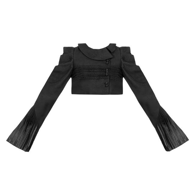 Withpuji Night Traveler Black Lolita Dress, Coat, Blouse and Accessories