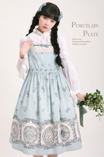 Porcelain Plate Sweet Lolita Dress
