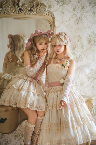 Miss Point Waltz in the Forest Tiered Embroidery Lolita Skirt