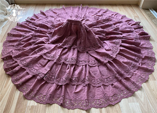 Miss Point Waltz in the Forest Tiered Embroidery Lolita Skirt