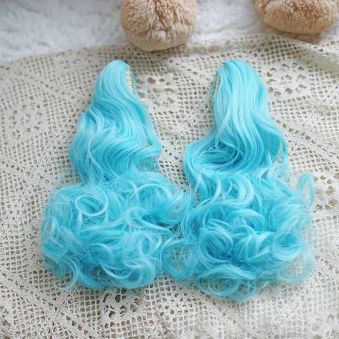 Yuchashui Bobo Short Wigs and Short Curly Wigs Ponytail