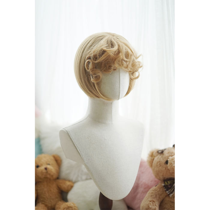 Yuchashui Bobo Short Wigs and Short Curly Wigs Ponytail