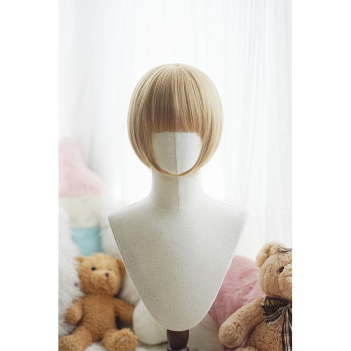 Yuchashui Bobo Short Wigs and Short Curly Wigs Ponytail