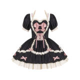 Withpuji Heartbeat Short Sleeves Lolita One Piece
