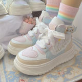 Stars Crown ~Rainbow Candy  High Tops Lolita Sneaker