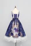 Vault Garden Iris Printed Lolita Jumper Dress