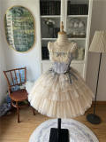 Nine Ode Mist Moon Light Ballet Lolita Skirt, Top and Accessories