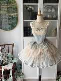 Nine Ode Mist Moon Light Ballet Lolita Skirt, Top and Accessories