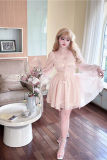 Hard Candy Light Pink Slim-fit Dress