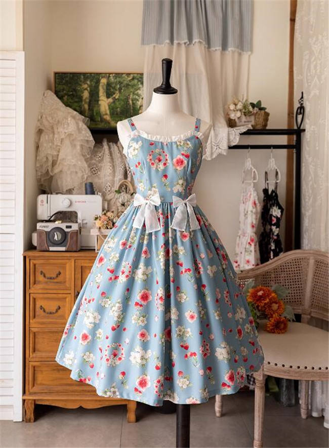 Forest Wardrobe Fruit and Flower Lolita Jumper Dress