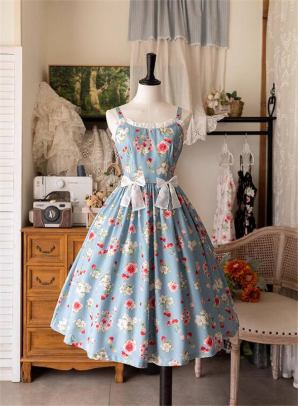 Forest Wardrobe Fruit and Flower Lolita Jumper Dress