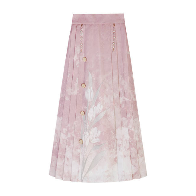 To Tulip Han Style Top and Skirt