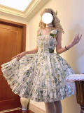 Moon River Camellia Classic Lolita Jumper Dress and Blouse
