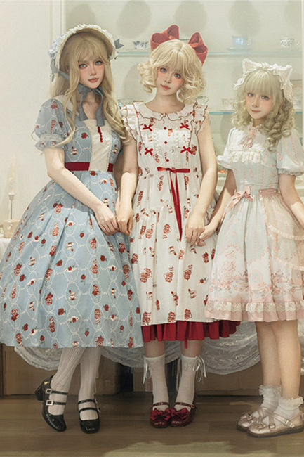 Withpuji Rose Garden Lolita Dress, Bolero and Accessories
