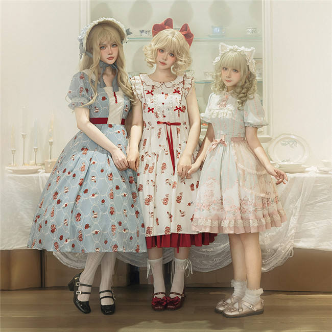 Withpuji Rose Garden Lolita Dress, Bolero and Accessories