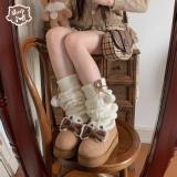 Sheep Puff ~ Snow Boot Winter Shoes Pink Size 39 - In Stock