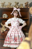 Rabbit Blackberry Box 2.0 Sweet Lolita Jumper Dress, Blouse and Accessories