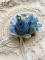 Blue Flower Brooch