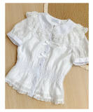 Withpuji Peter Pan Collar Summer Lolita Blouse