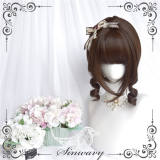 Fabletown Retro Roman Curly Ponytail Lolita Wigs