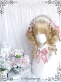 Squid Ball Blonde Bobo Wigs and Flower Shaped Ponytail