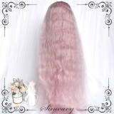 Waltz Sweet Pink Long Wavy Lolita Wigs