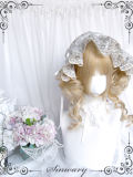 Squid Ball Blonde Bobo Wigs and Flower Shaped Ponytail