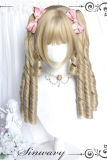 Fabletown Retro Roman Curly Ponytail Lolita Wigs
