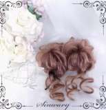 Squid Ball Blonde Bobo Wigs and Flower Shaped Ponytail