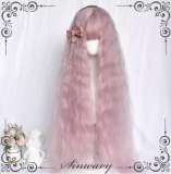 Waltz Sweet Pink Long Wavy Lolita Wigs