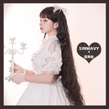 Waltz Sweet Pink Long Wavy Lolita Wigs