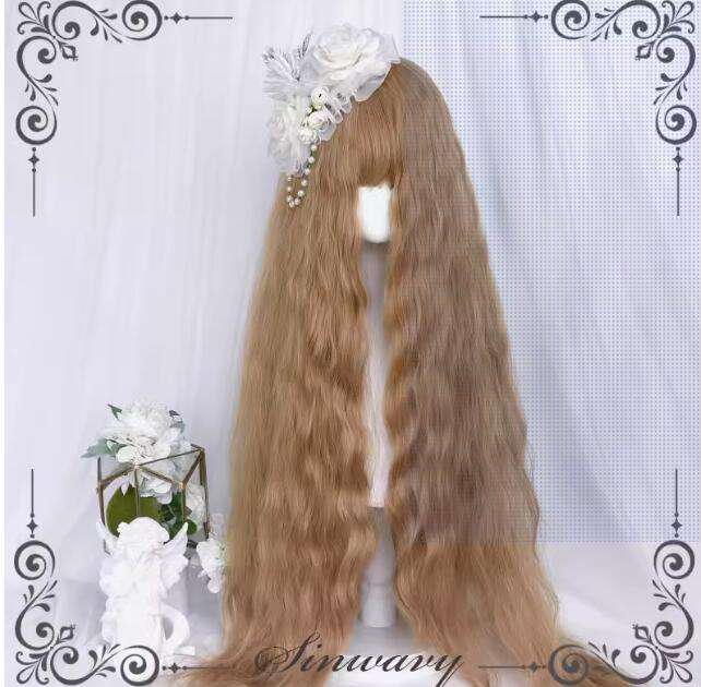 Waltz Sweet Pink Long Wavy Lolita Wigs