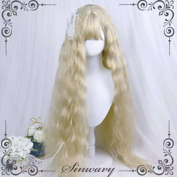 Waltz Sweet Pink Long Wavy Lolita Wigs