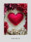 Red Velvet Heart Shaped Pin -Large