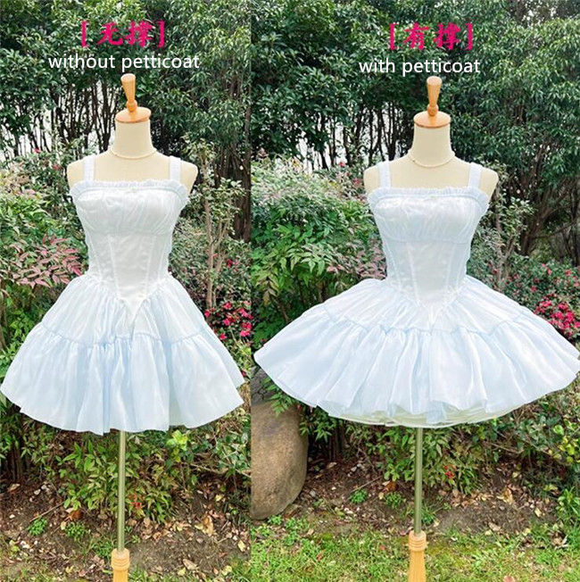 25cm/30cm Super Puffy Organza Lolita Petticoat