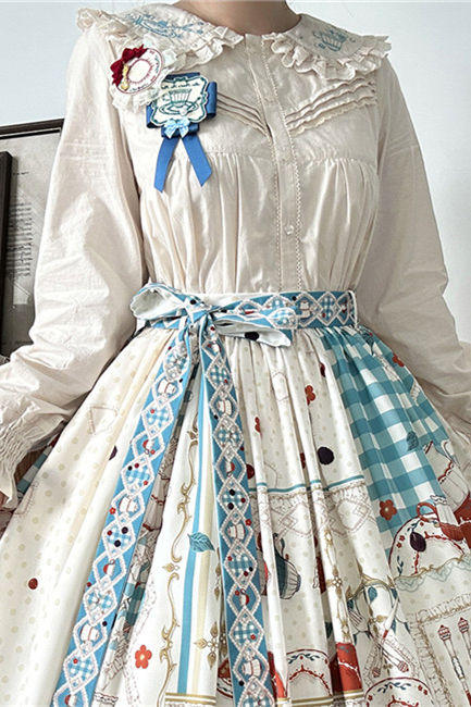 Miss Point Tea Party Cotton Lolita Blouse