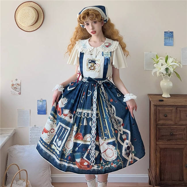 Miss Point Tea Party Daily Wear Lolita Salopette