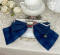 Navy Hairclip