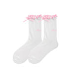 White Cotton Sweet Lolita Short Socks