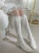 White Calf Socks -46cm