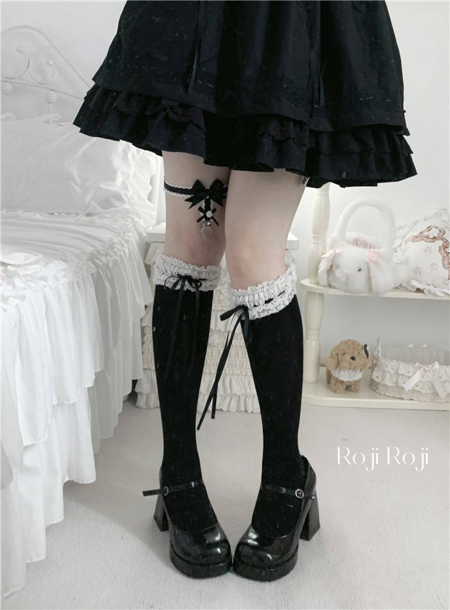 Lace Trim Cotton Sweet Lolita Socks