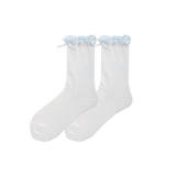 White Cotton Sweet Lolita Short Socks