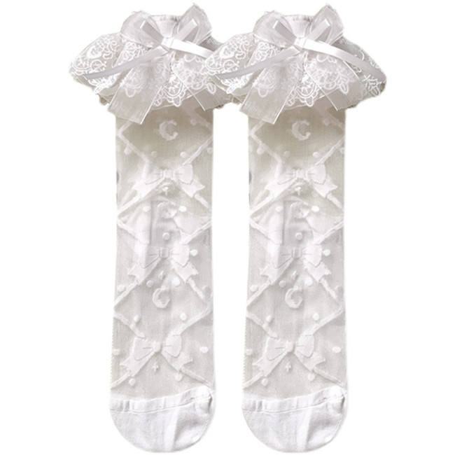 Glass Silk Sweet Lolita Short Socks