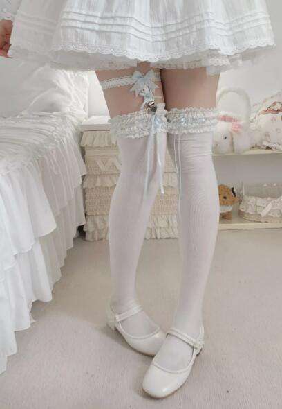 Lace Trim Cotton Sweet Lolita Socks