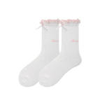 White Cotton Sweet Lolita Short Socks