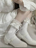 Lace Trim Cotton Sweet Lolita Socks
