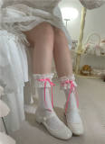 Lace Trim Cotton Sweet Lolita Socks