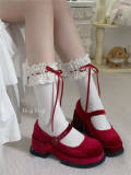 Lace Trim Cotton Sweet Lolita Socks